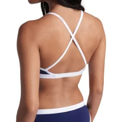 Wedstrijd Zwemkleding < arena Performance Icons Solid Cross Back Bikini Dames - Navy/Wit