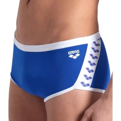 Wedstrijd Zwemkleding < arena Performance Icons Solid Low-Waist Zwemshort Heren - Royal/White