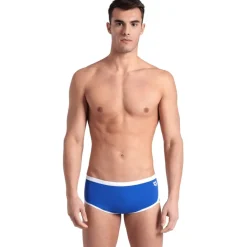 Wedstrijd Zwemkleding < arena Performance Icons Solid Low-Waist Zwemshort Heren - Royal/White