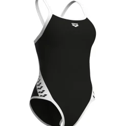 arena Performance Icons Solid Super Fly Back Badpak Dames - Zwart/Wit