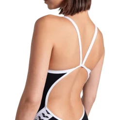 arena Performance Icons Solid Super Fly Back Badpak Dames - Zwart/Wit