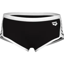 arena Performance Icons Solid Low-Waist Zwemshort Heren - Zwart/Wit