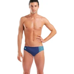 arena Performance Logo Zwemshorts Heren - Navy/Water