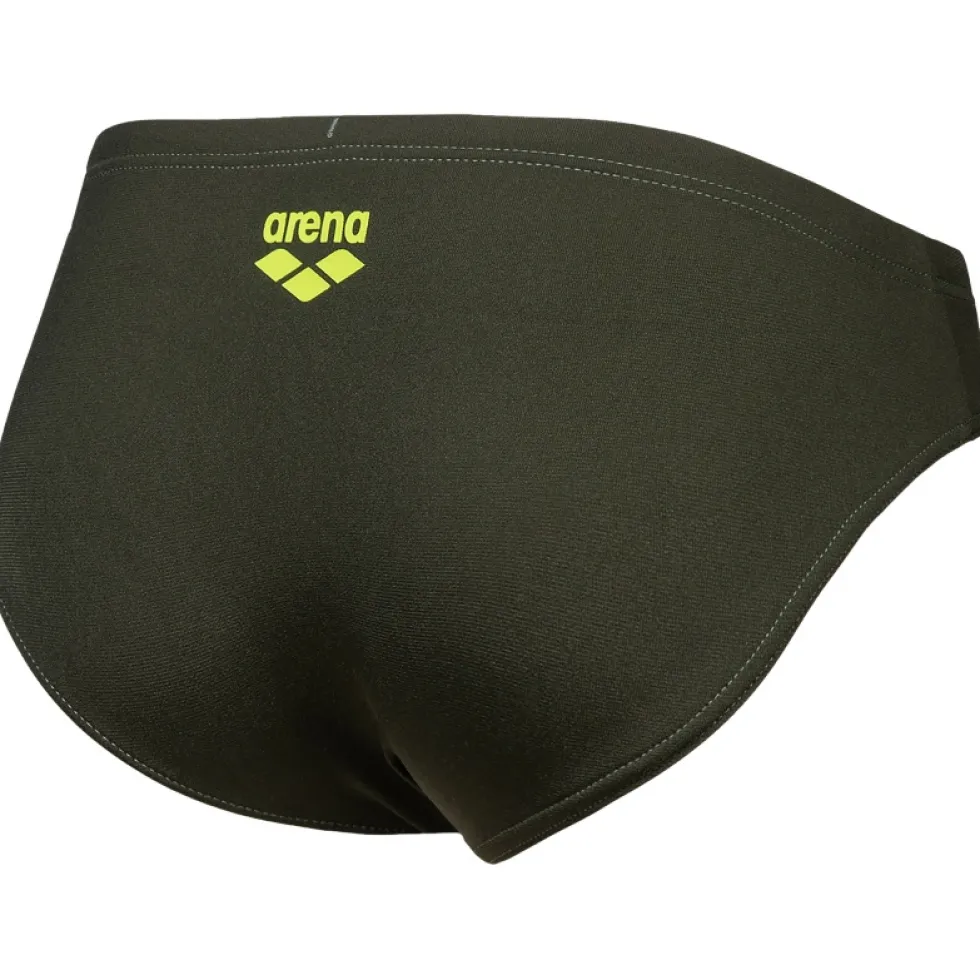 arena Performance Poseidonia Zwemslip Jongens - Dark Sage/Artic Lime