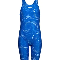 Wedstrijd Zwemkleding < arena Performance Printed Badpak Meisjes - Black/Team Royal