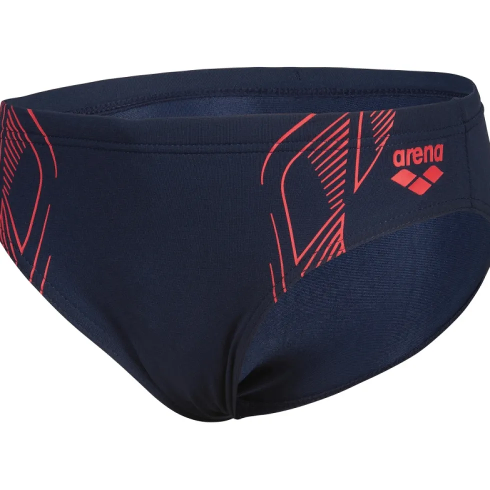 arena Performance Reflecting Zwemslip Jongens - Navy
