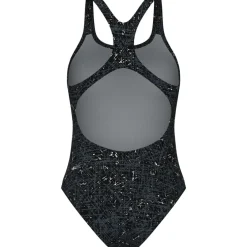 arena Performance Ribbed Swim Pro Back Badpak Dames - Zwart Multi