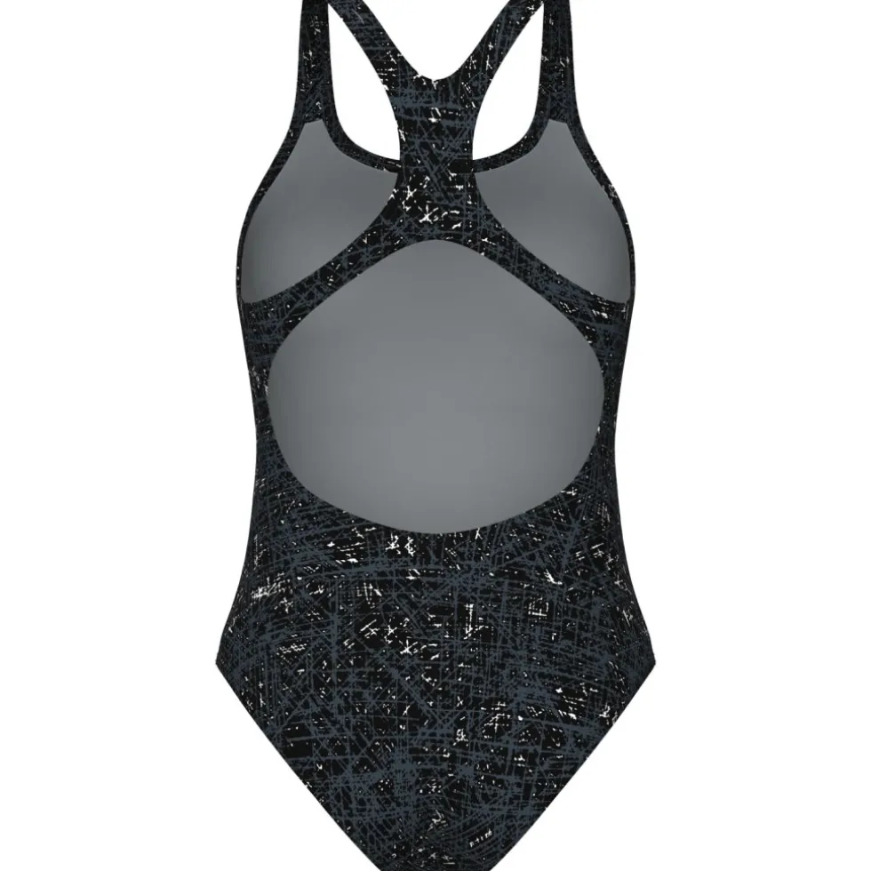 arena Performance Ribbed Swim Pro Back Badpak Dames - Zwart Multi