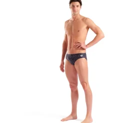Wedstrijd Zwemkleding < arena Performance Ribbed Zwemslip Heren - Zwart Multi