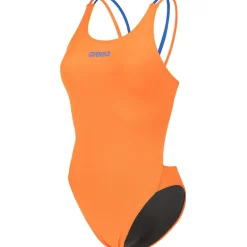 arena Performance Solid Tech Multi Back Badpak Vrouwen - Team Orange/Neon Blue