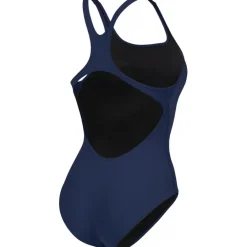 Wedstrijd Zwemkleding|Zwembroeken & Bikini'S < arena Performance Solid Team Swim Pro Badpak Vrouwen - Navy/Wit