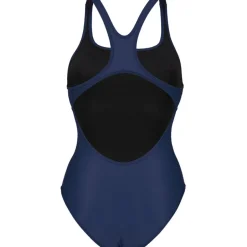 Wedstrijd Zwemkleding|Zwembroeken & Bikini'S < arena Performance Solid Team Swim Pro Badpak Vrouwen - Navy/Wit