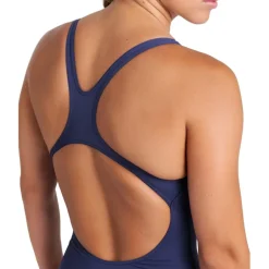 Wedstrijd Zwemkleding|Zwembroeken & Bikini'S < arena Performance Solid Team Swim Pro Badpak Vrouwen - Navy/Wit