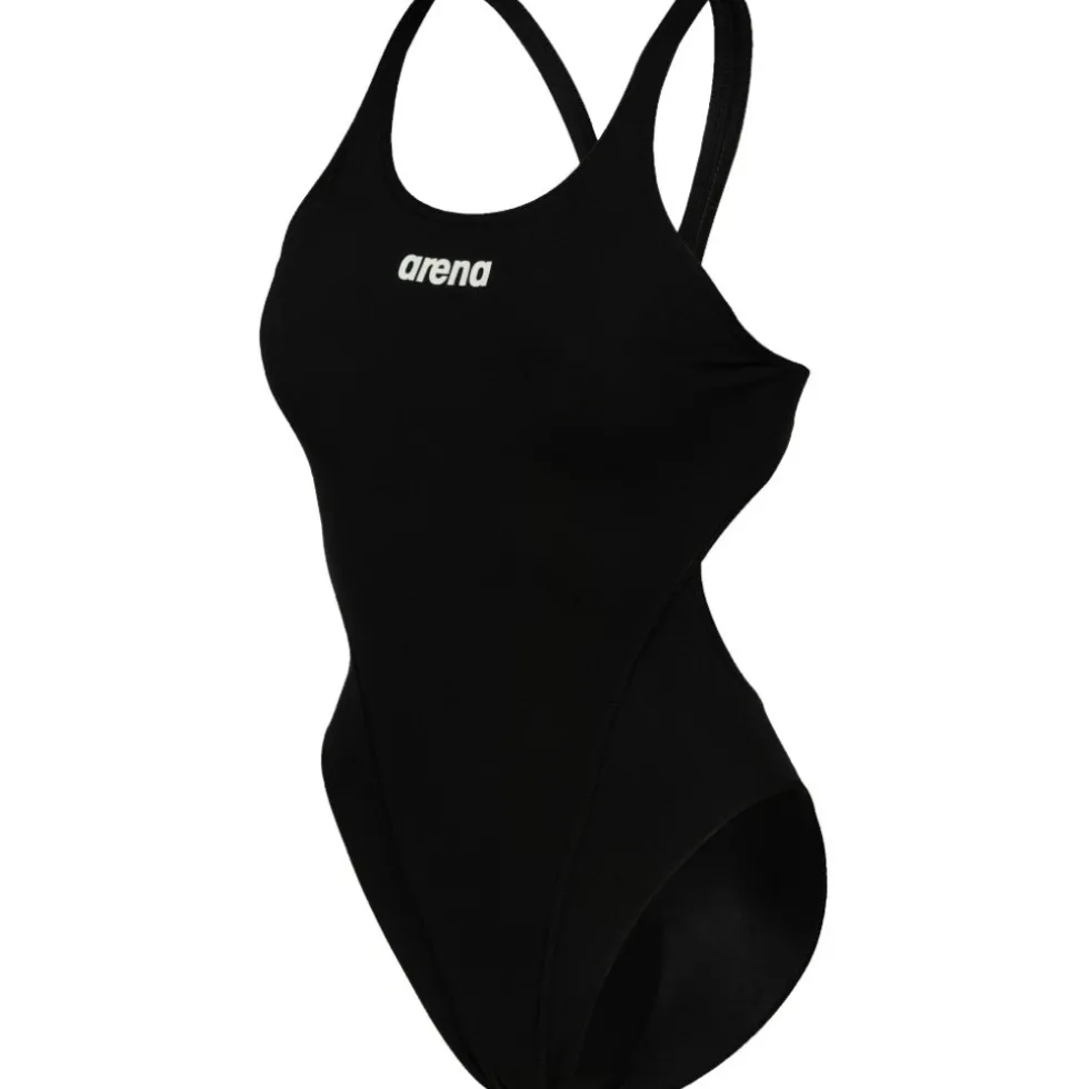 arena Performance Solid Team Swim Tech Badpak Vrouwen - Zwart/Wit