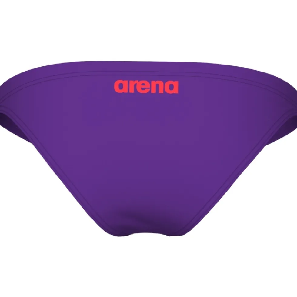 arena Performance Solid Team Bikini Broekje Dames - Plum-Bright Coral