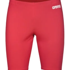 arena Performance Solid Team Zwem Jammer Mannen - Rood/Wit