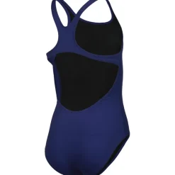 Wedstrijd Zwemkleding < arena Performance Solid Team Swim Pro Badpak Meisjes - Navy/Wit