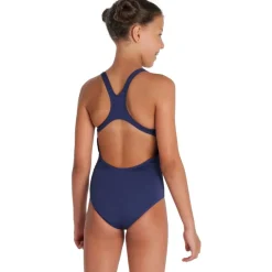 Wedstrijd Zwemkleding < arena Performance Solid Team Swim Pro Badpak Meisjes - Navy/Wit