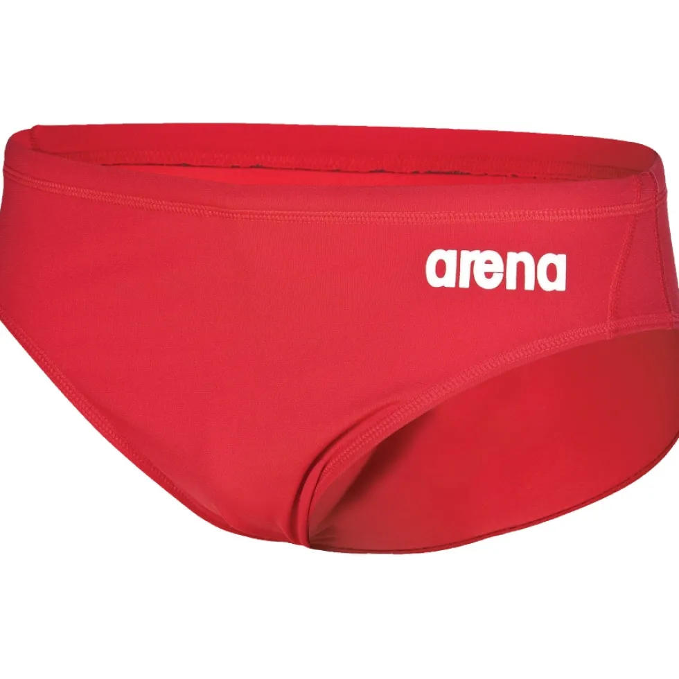 arena Performance Solid Team Zwemshorts Heren - Rood-Wit