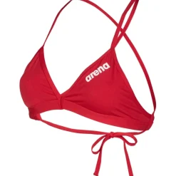arena Performance Solid Team Bikini Top Dames - Rood-Wit