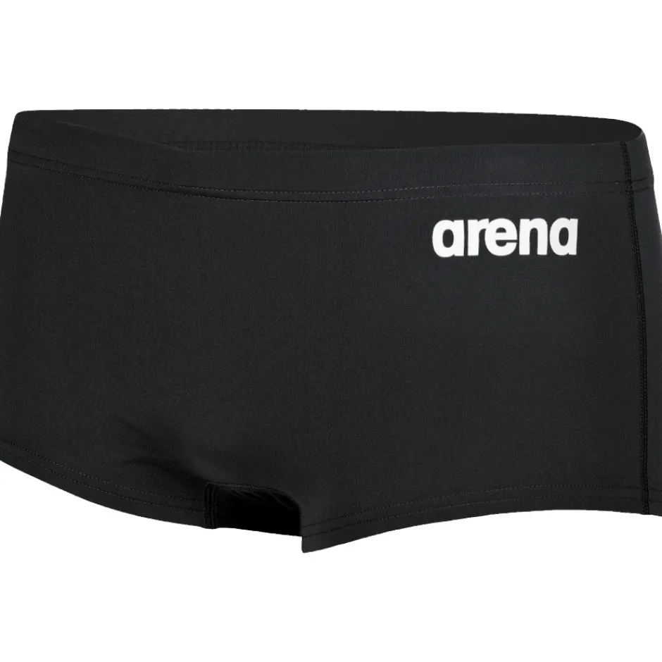 Wedstrijd Zwemkleding < arena Performance Solid Team Low-Waist Zwemshort Heren - Zwart/Wit