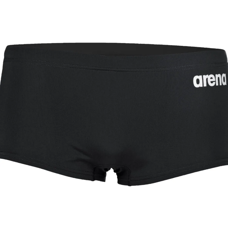 Wedstrijd Zwemkleding < arena Performance Solid Team Low-Waist Zwemshort Heren - Zwart/Wit