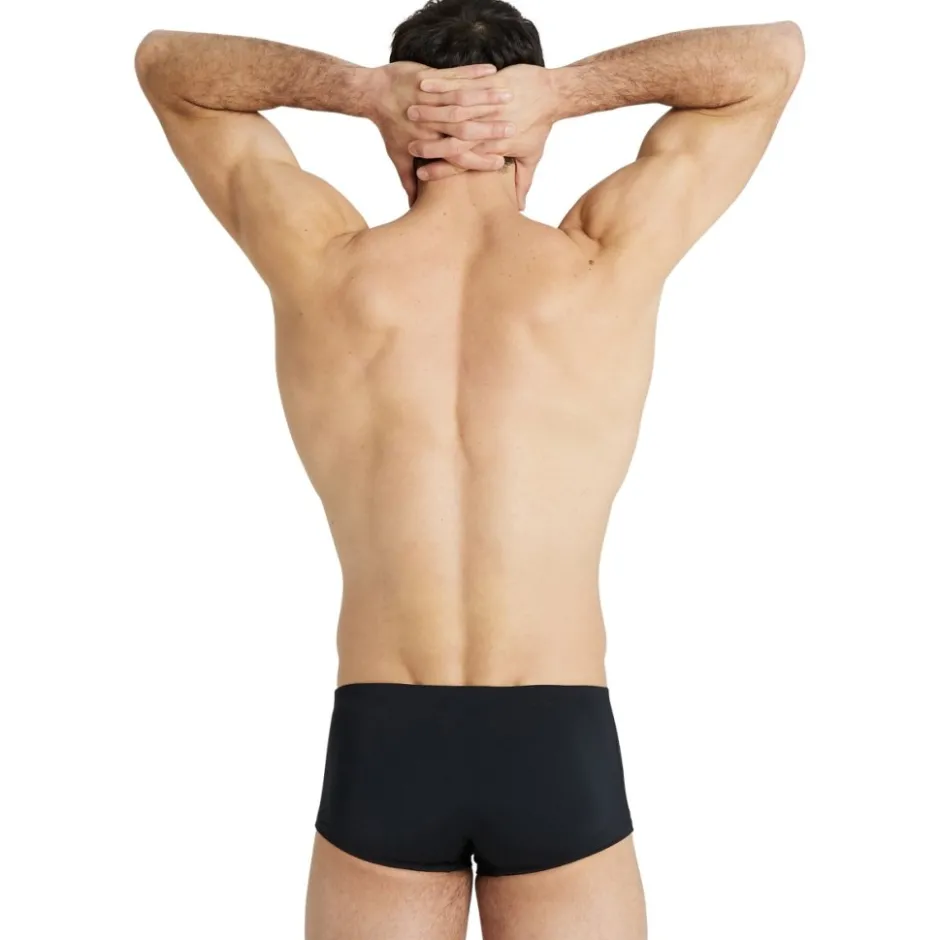 Wedstrijd Zwemkleding < arena Performance Solid Team Low-Waist Zwemshort Heren - Zwart/Wit