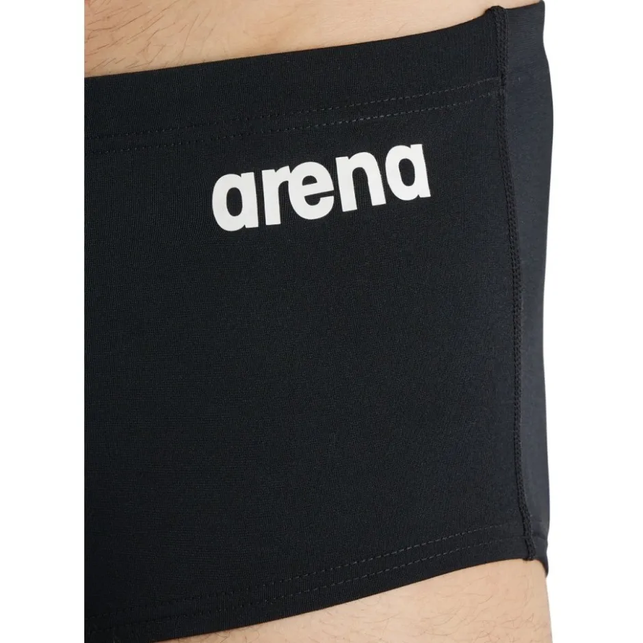 Wedstrijd Zwemkleding < arena Performance Solid Team Low-Waist Zwemshort Heren - Zwart/Wit