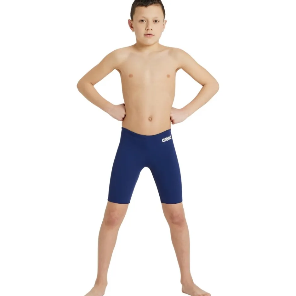 Wedstrijd Zwemkleding < arena Performance Solid Team Zwemjammer Jongens - Navy/White