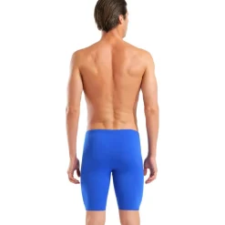 arena Performance Solid Team Zwem Jammer Mannen - Neon Blue/Team Orange
