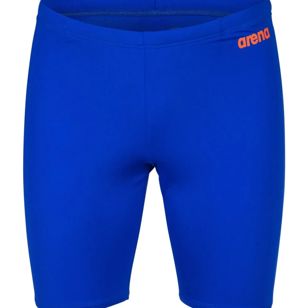 arena Performance Solid Team Zwem Jammer Mannen - Neon Blue/Team Orange