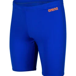 arena Performance Solid Team Zwem Jammer Mannen - Neon Blue/Team Orange