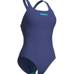 arena Performance Solid Team Swim Pro Badpak Vrouwen - Future Dusk/Water