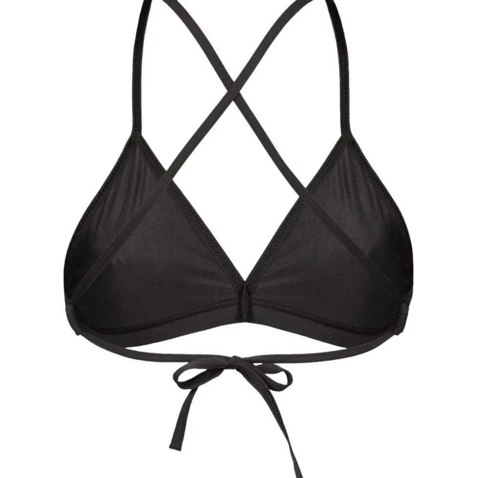 arena Performance Solid Team Bikini Top Dames - Zwart-Wit