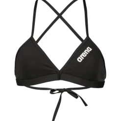 arena Performance Solid Team Bikini Top Dames - Zwart-Wit