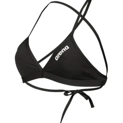 arena Performance Solid Team Bikini Top Dames - Zwart-Wit