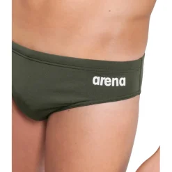 arena Performance Solid Team Zwemshorts Heren - Dark Sage/Wit