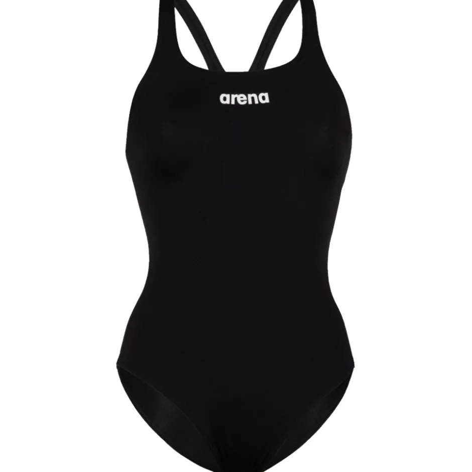 Wedstrijd Zwemkleding < arena Performance Solid Team Swim Pro Badpak Vrouwen - Zwart/Wit