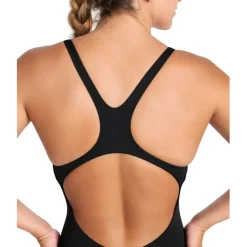 Wedstrijd Zwemkleding < arena Performance Solid Team Swim Pro Badpak Vrouwen - Zwart/Wit
