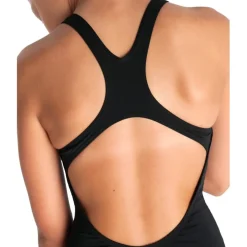 arena Performance Solid Team Swim Pro Badpak Meisjes - Zwart/Wit