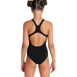 arena Performance Solid Team Swim Pro Badpak Meisjes - Zwart/Wit