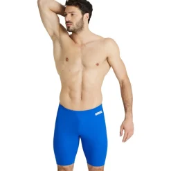 arena Performance Solid Team Zwem Jammer Mannen - Royal/Wit
