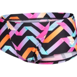 arena Performance Texture Low-Waist Zwemshort Heren - Black Multi
