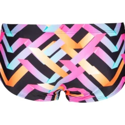 arena Performance Texture Low-Waist Zwemshort Heren - Black Multi
