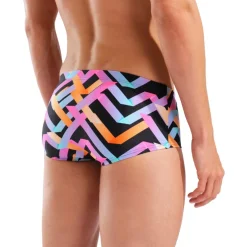 arena Performance Texture Low-Waist Zwemshort Heren - Black Multi