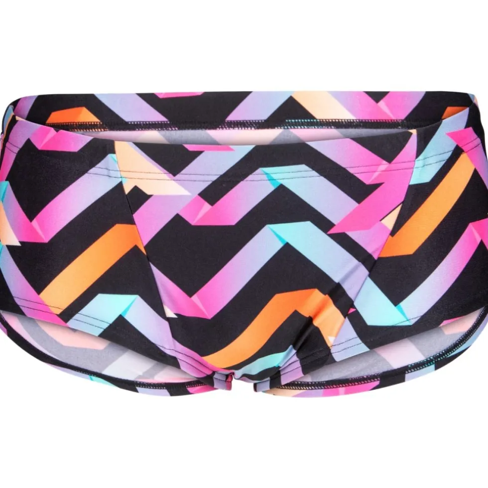 arena Performance Texture Low-Waist Zwemshort Heren - Black Multi