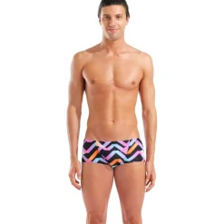 arena Performance Texture Low-Waist Zwemshort Heren - Black Multi