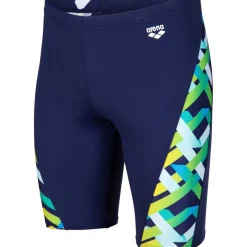 arena Performance Texture Zwem Jammer Mannen - Navy/Navy Multi