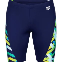 arena Performance Texture Zwem Jammer Mannen - Navy/Navy Multi