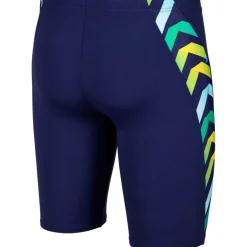 arena Performance Texture Zwem Jammer Mannen - Navy/Navy Multi